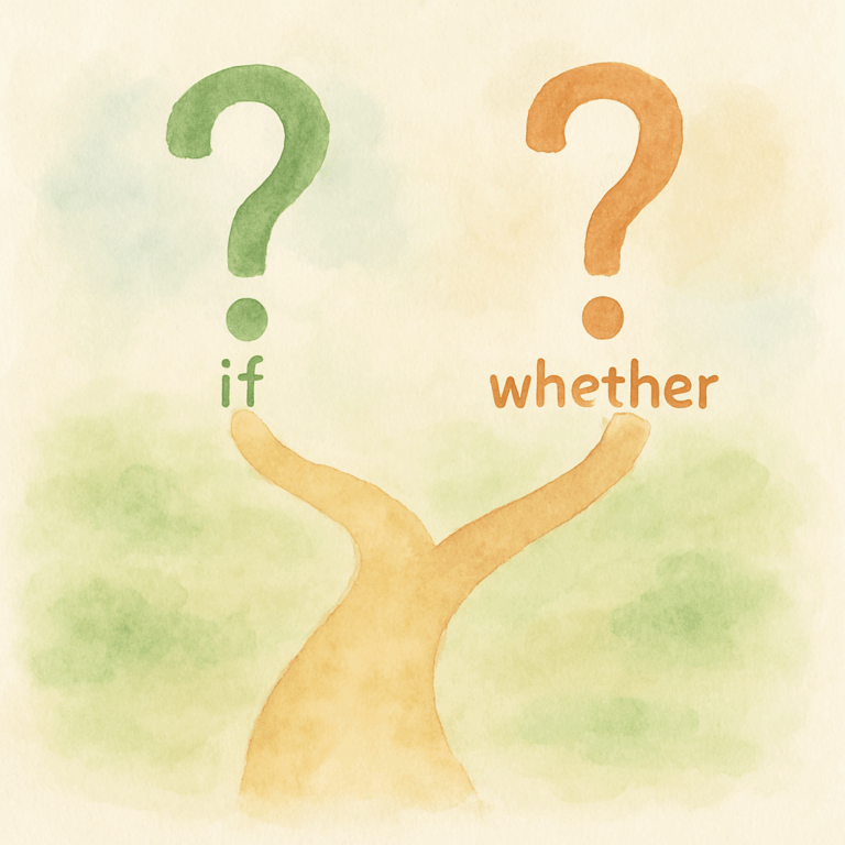 if와 whether 차이, 이 글 하나면 끝 의미·쓰임새·예문 정리해드릴게요