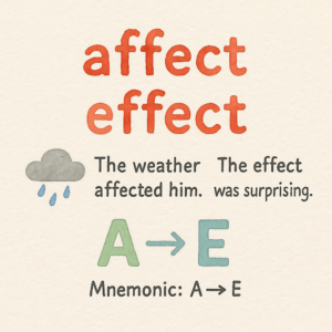 affect effect 차이, 왜 이렇게 헷갈릴까요