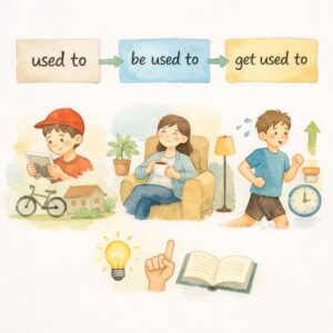 used to, be used to, get used to 비교, 차이 | 헷갈리면 이것만 기억하세요