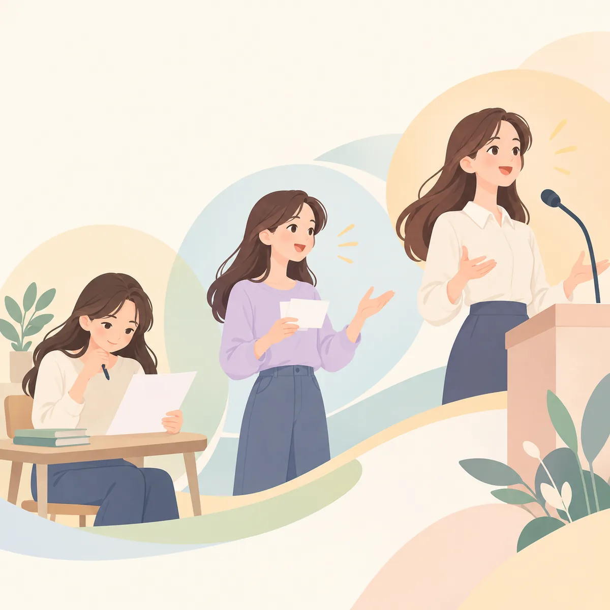 영어말하기대회 영어 원고를 자연스럽게 외우는 순서